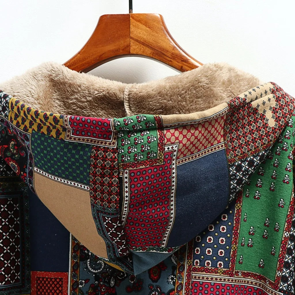 Vintage hettejakke for kvinner
