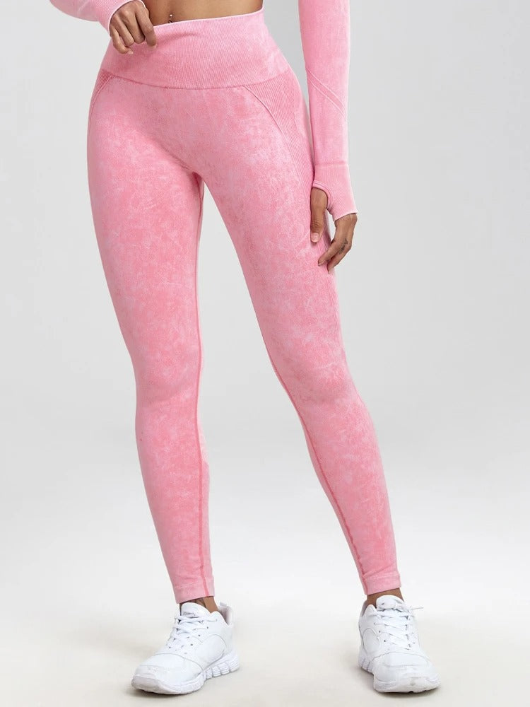 Fitnessleggings med høy midje