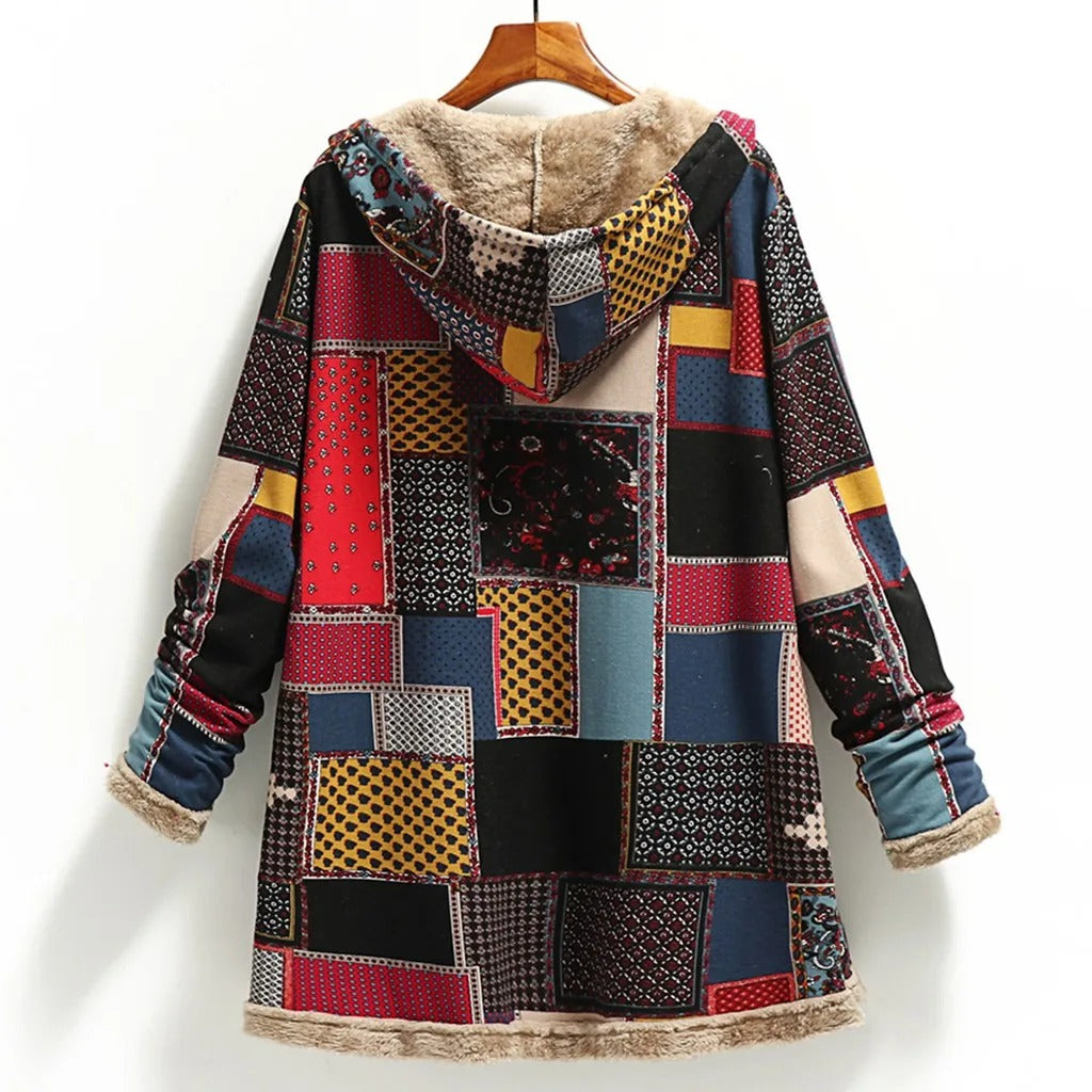 Vintage hettejakke for kvinner