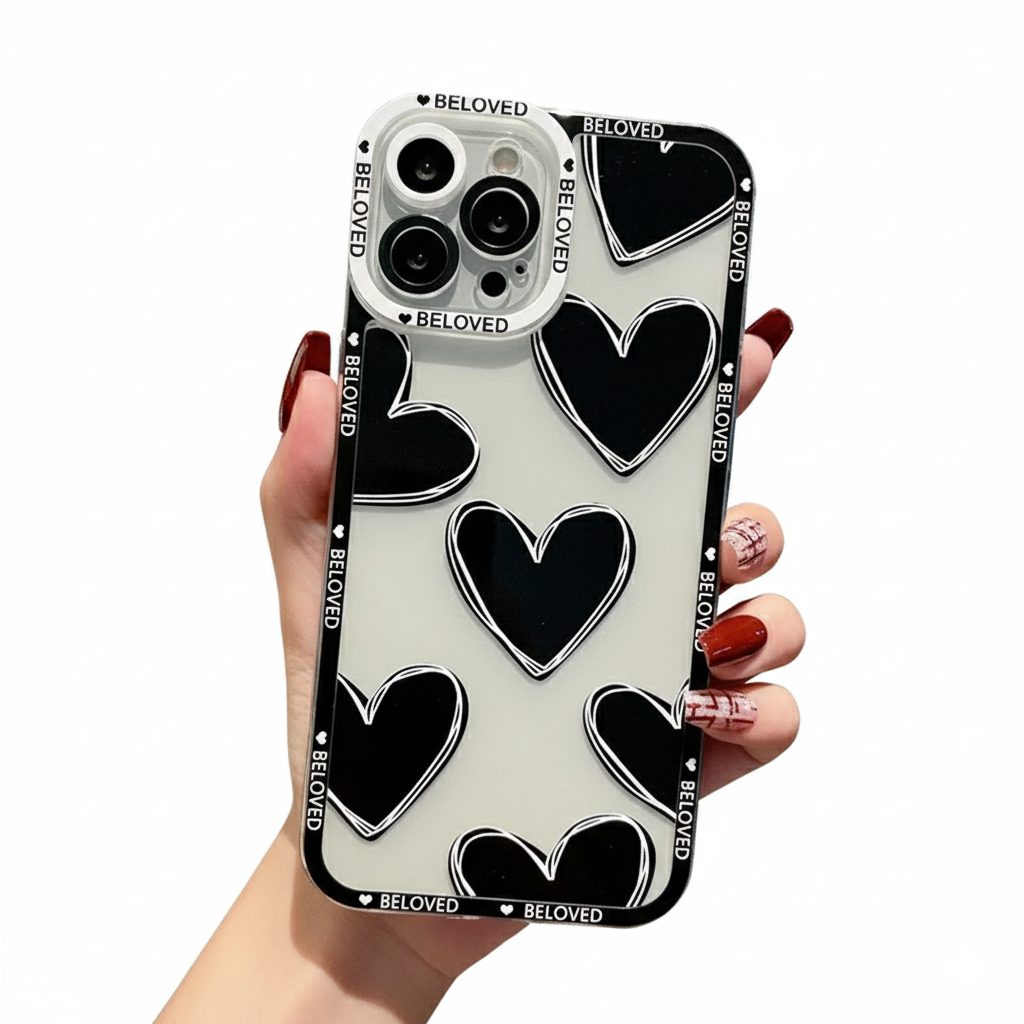 Love Heart-teletui til iPhone