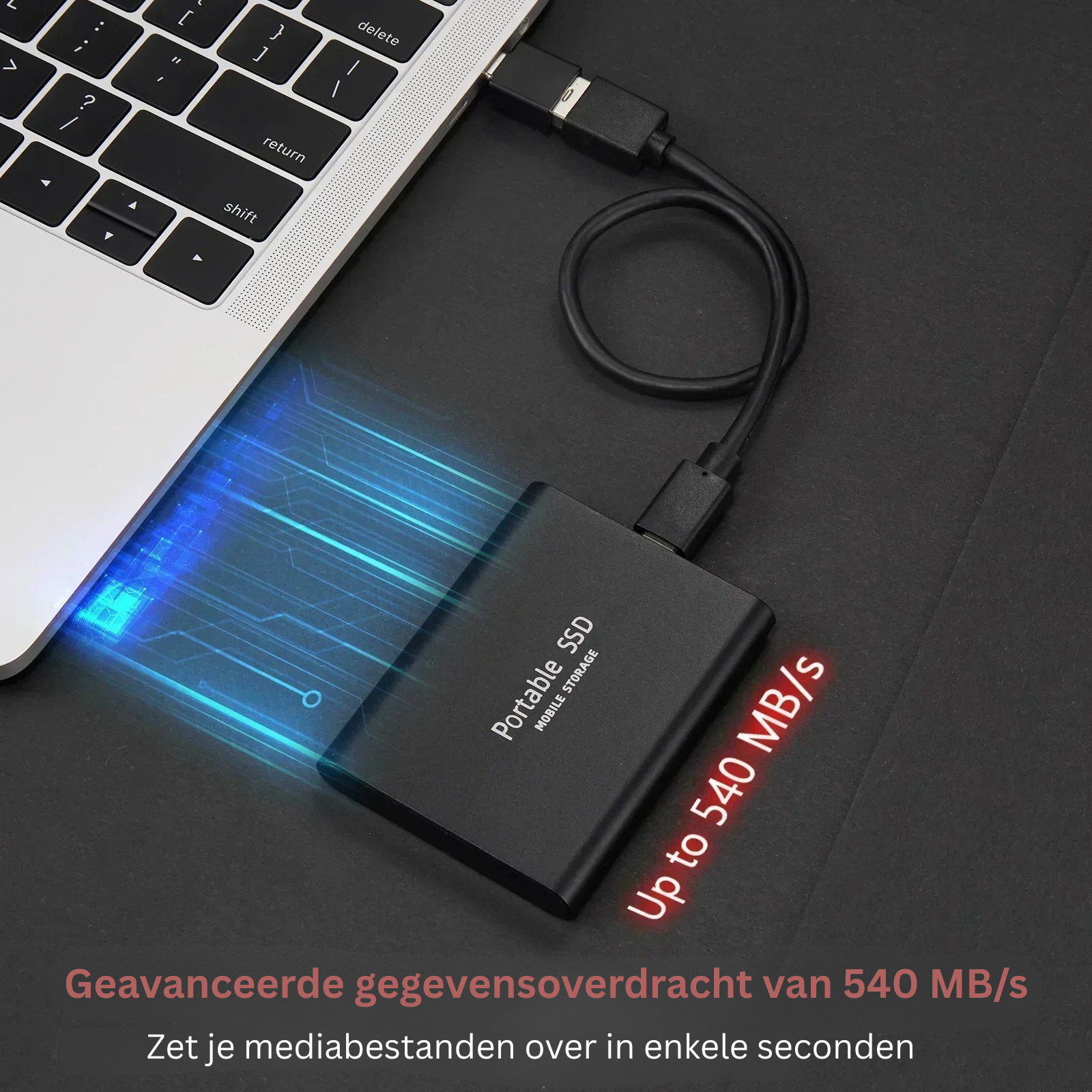 Ekstern SSD 128 TB Kompakt og rask