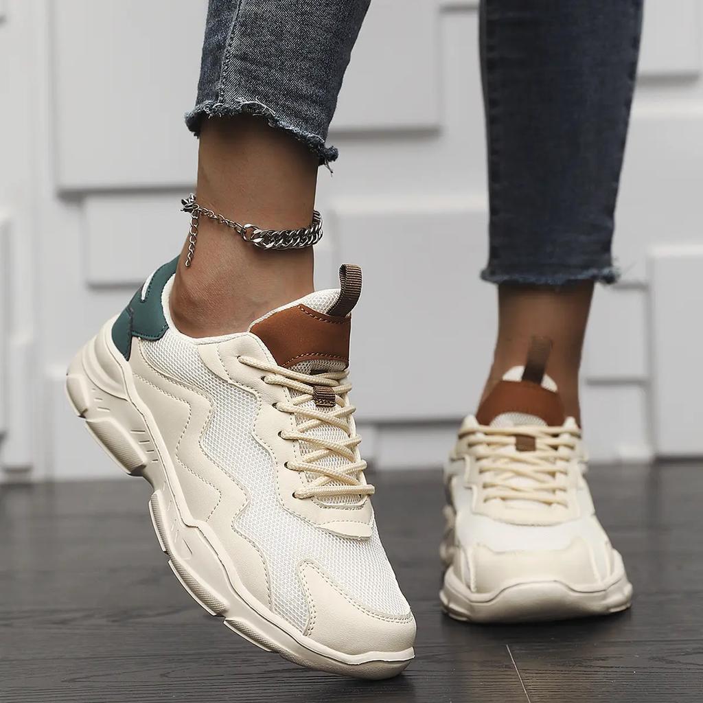 Lettvekts fritidssko i mesh for kvinner