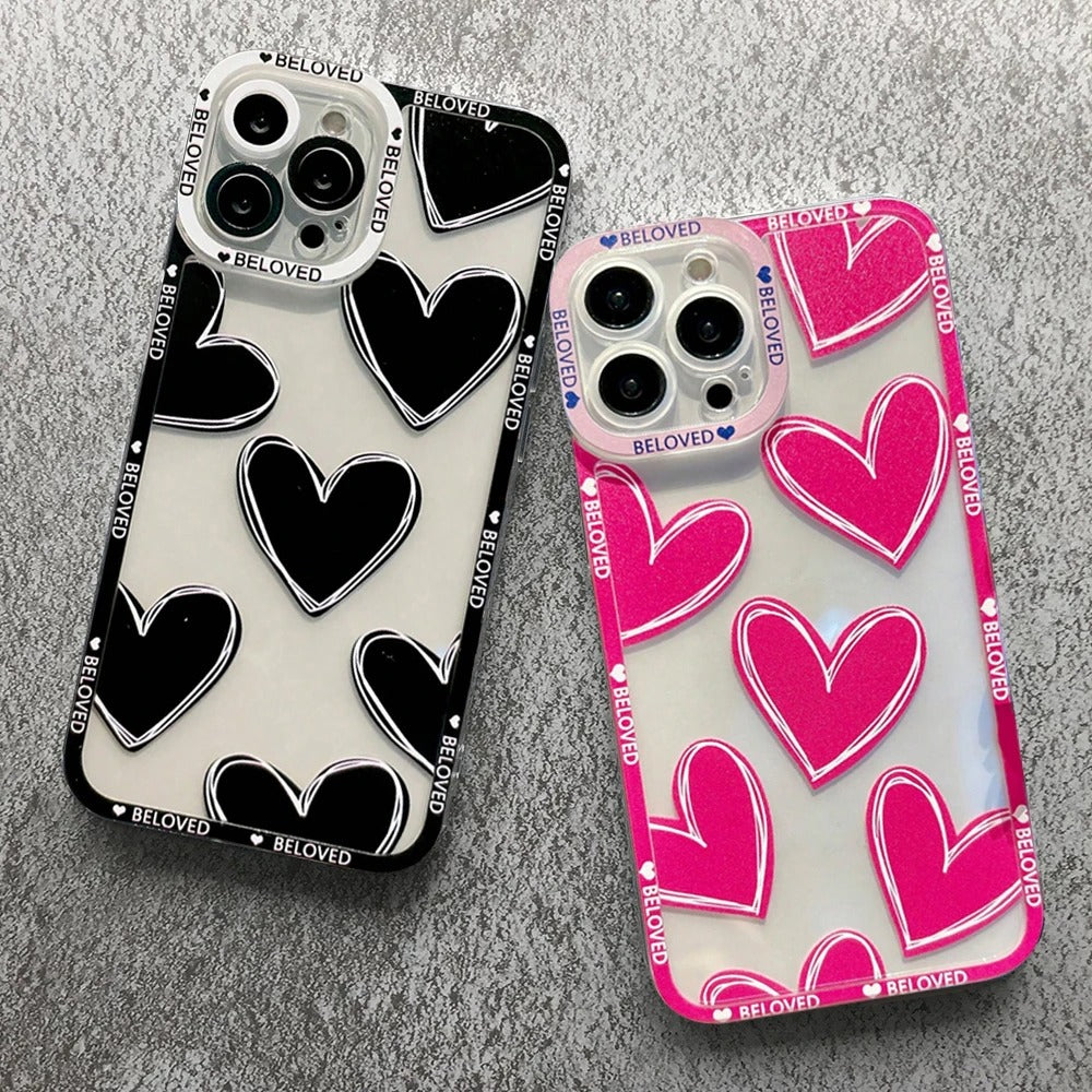 Love Heart-teletui til iPhone