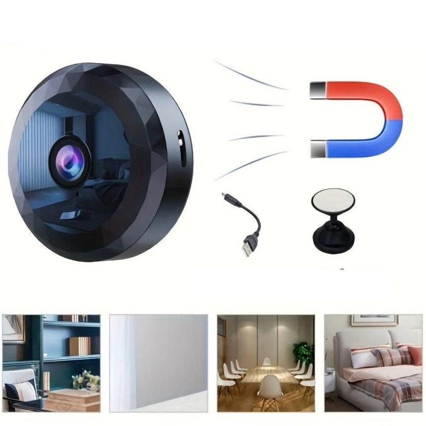 Kompakt HD Trådløst WiFi Sikkerhetskamera