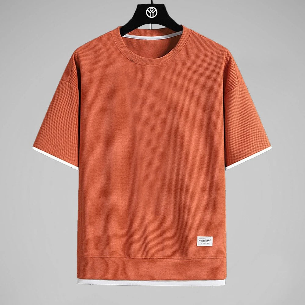 Premium Waffle T-skjorte for menn