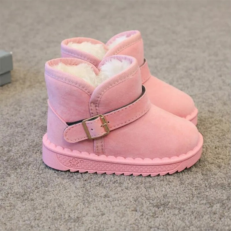 Snøstøvler i bomull til barn