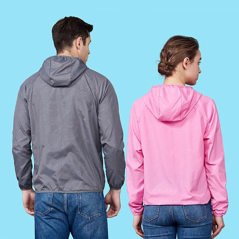 Windbreaker-jakke for damer