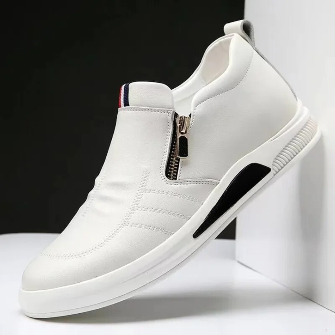 Pustende slip-on-loafers for menn