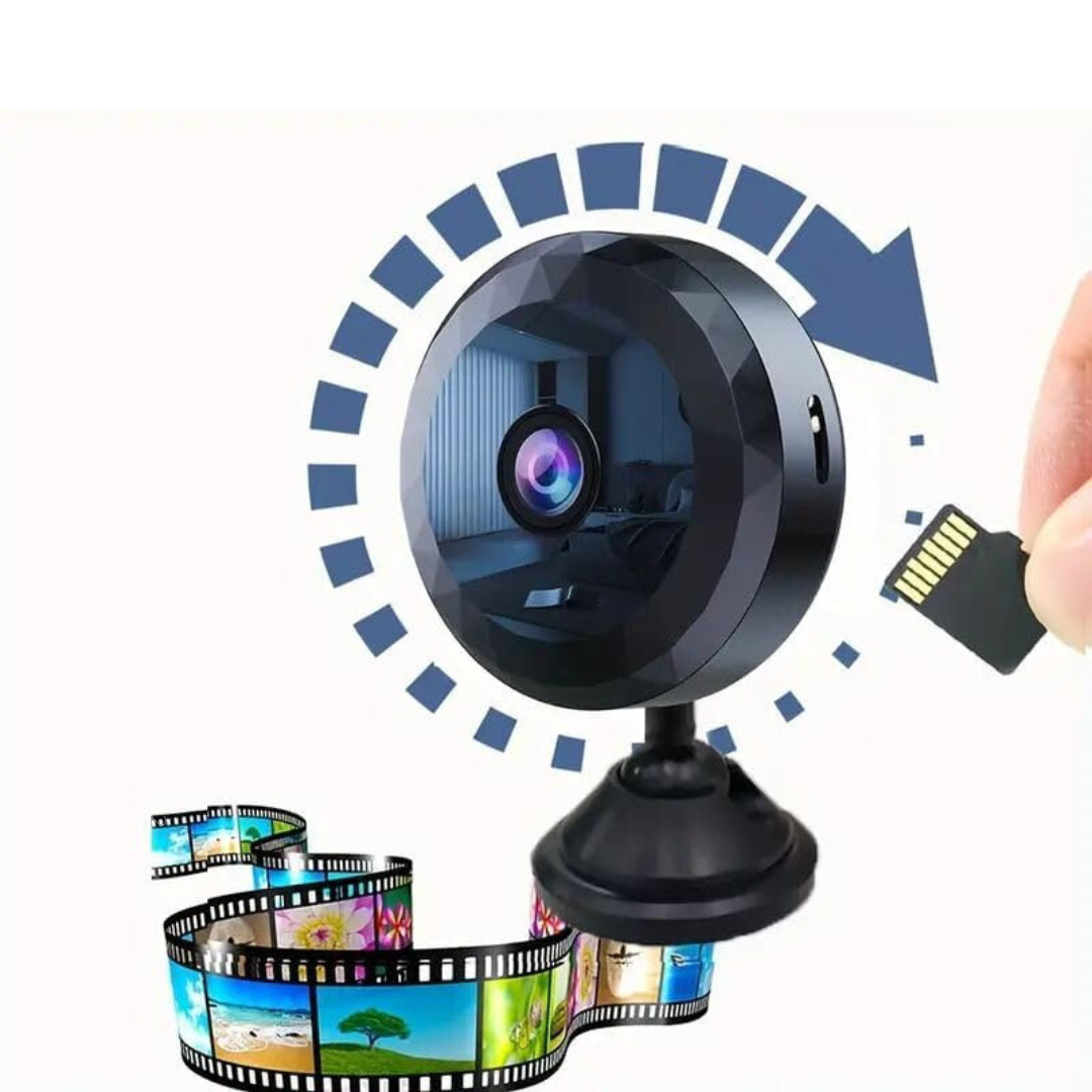 Kompakt HD Trådløst WiFi Sikkerhetskamera