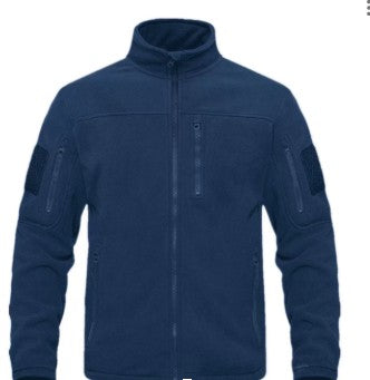 Fleecejakke med full glidelås for menn