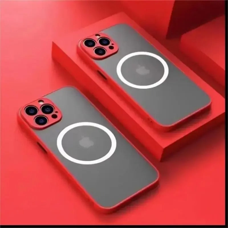 Magnetisk Magsafe Matte-etui for iPhone