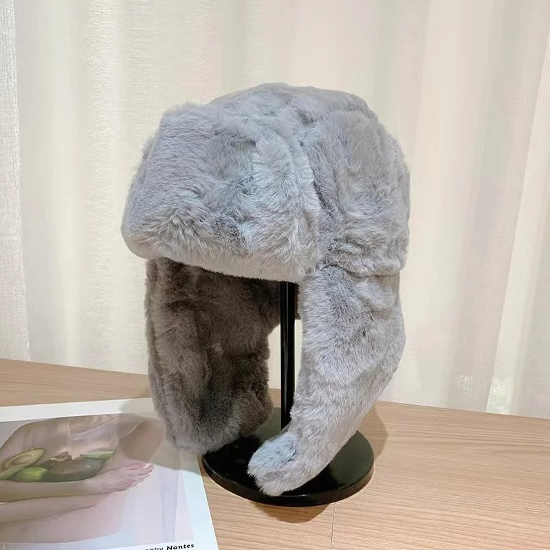 Fortykket varm luehette for kvinner