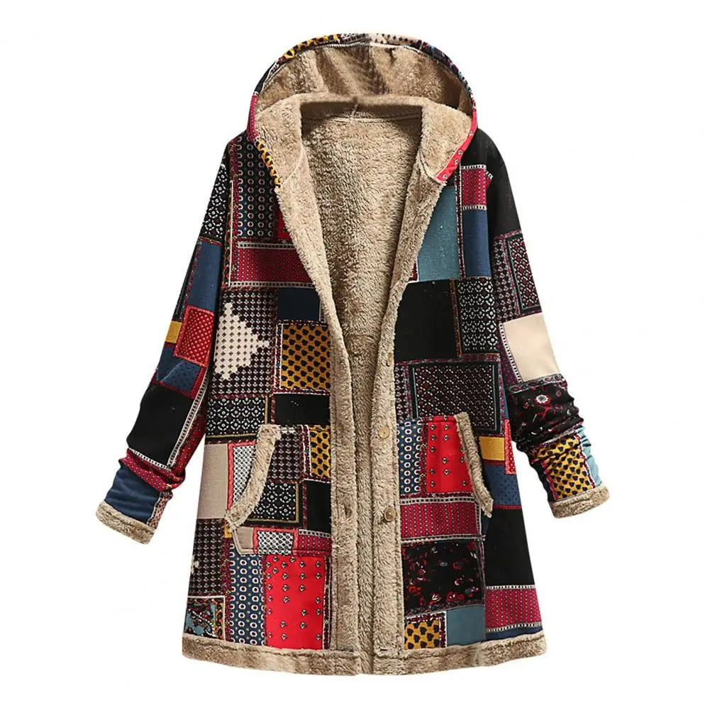 Vintage hettejakke for kvinner