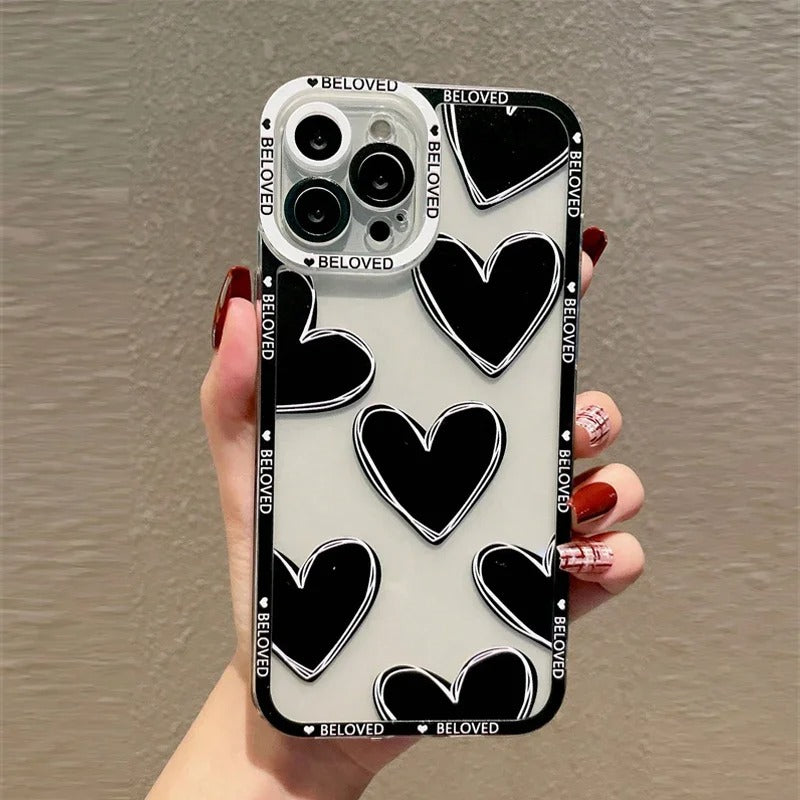 Love Heart-teletui til iPhone