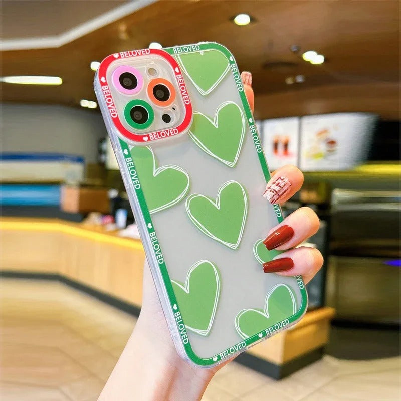 Love Heart-teletui til iPhone