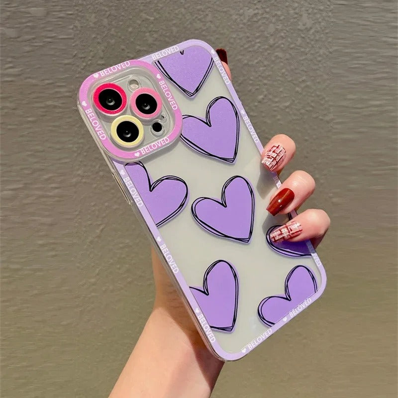 Love Heart-teletui til iPhone