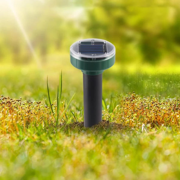 Solcelledrevet Mole Repeller