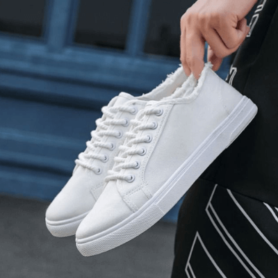 Lett lerret herresko