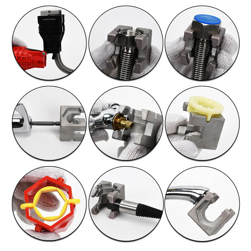 Sammenleggbar vannrørnøkkel