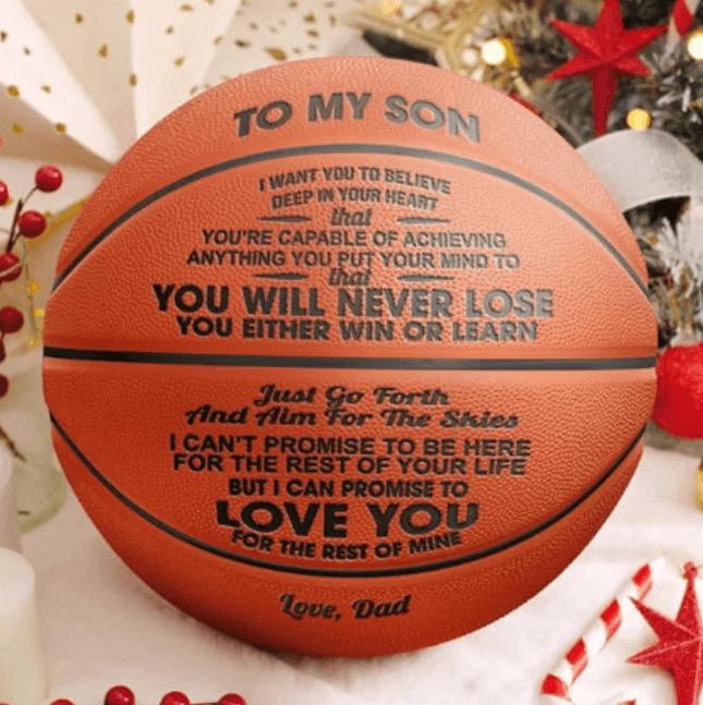 Til min sønn basketball