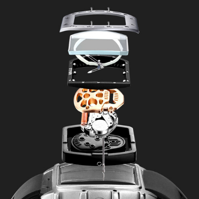 Pirate Skull herreklokke