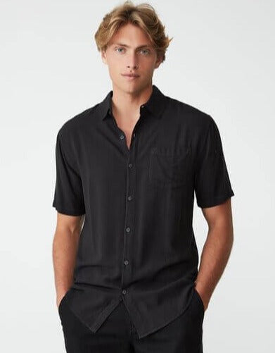 Poloskjorte med knapp for menn