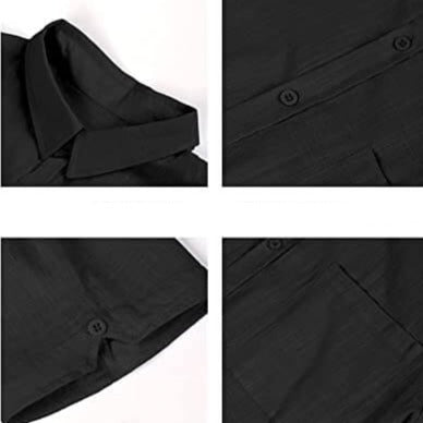 Poloskjorte med knapp for menn