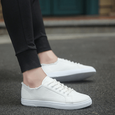 Lett lerret herresko