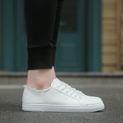 Lett lerret herresko