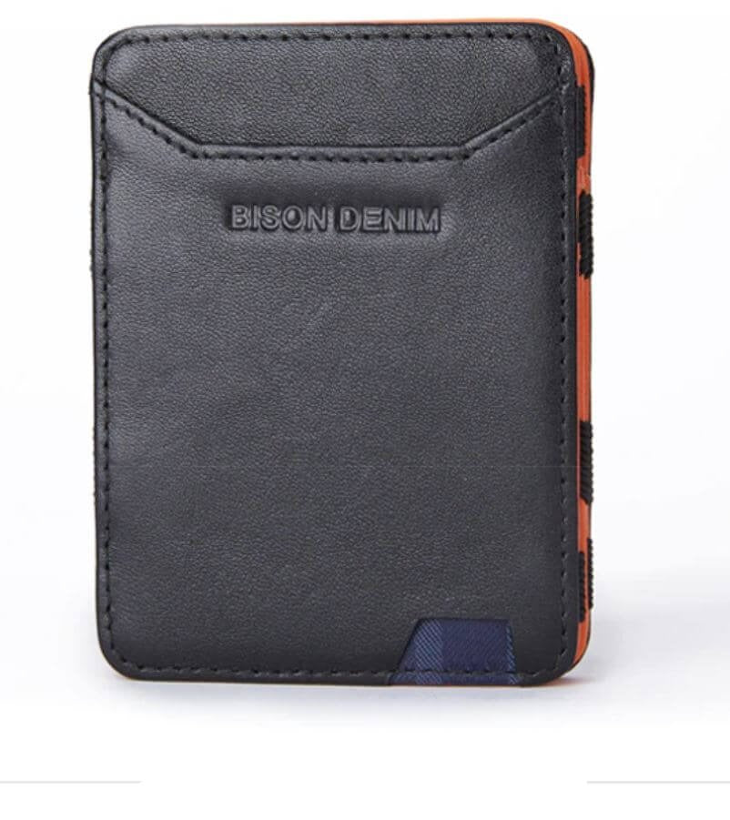Trefoldig RFID-blokkeringslommebok for menn