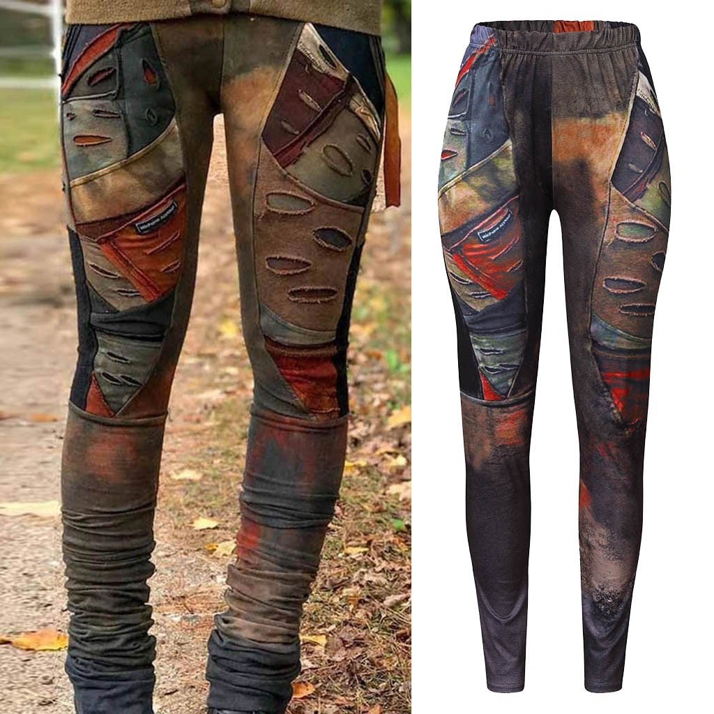 Høymeldet Tie-dye Retro Leggings