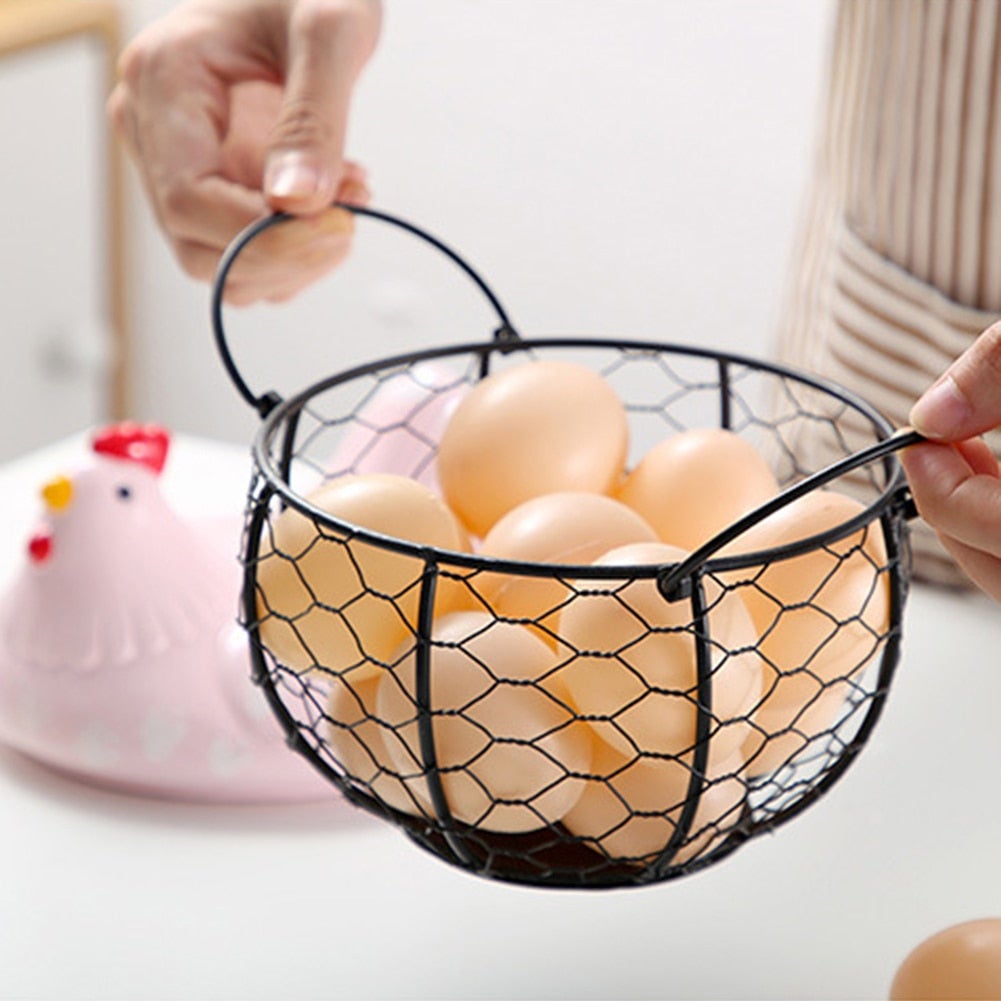 Keramisk Eggoppbevaringskurv