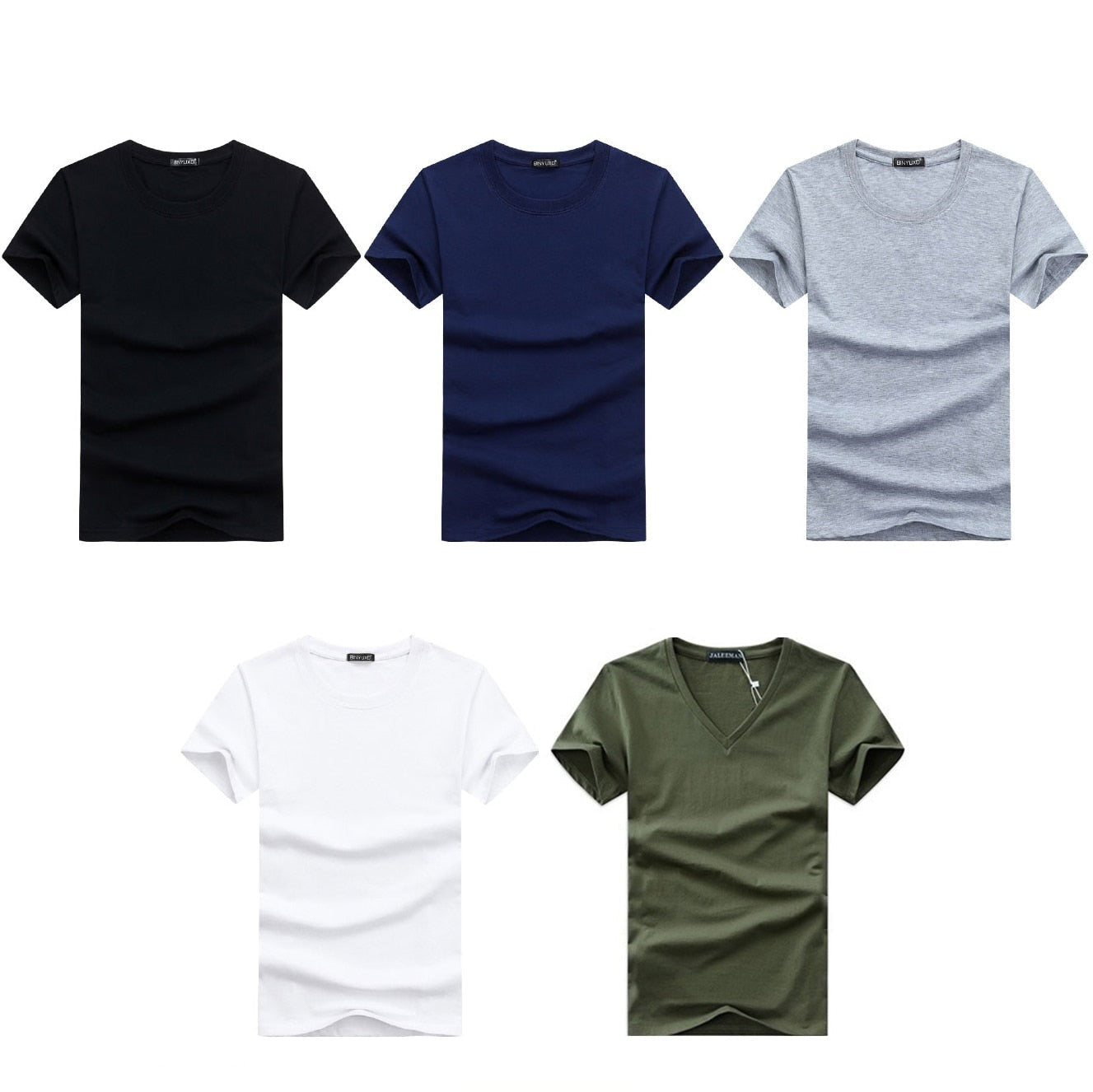 Slim Fit V-hals T-skjorte for menn