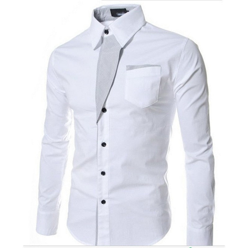 Slim Fit, lange ermer for menn