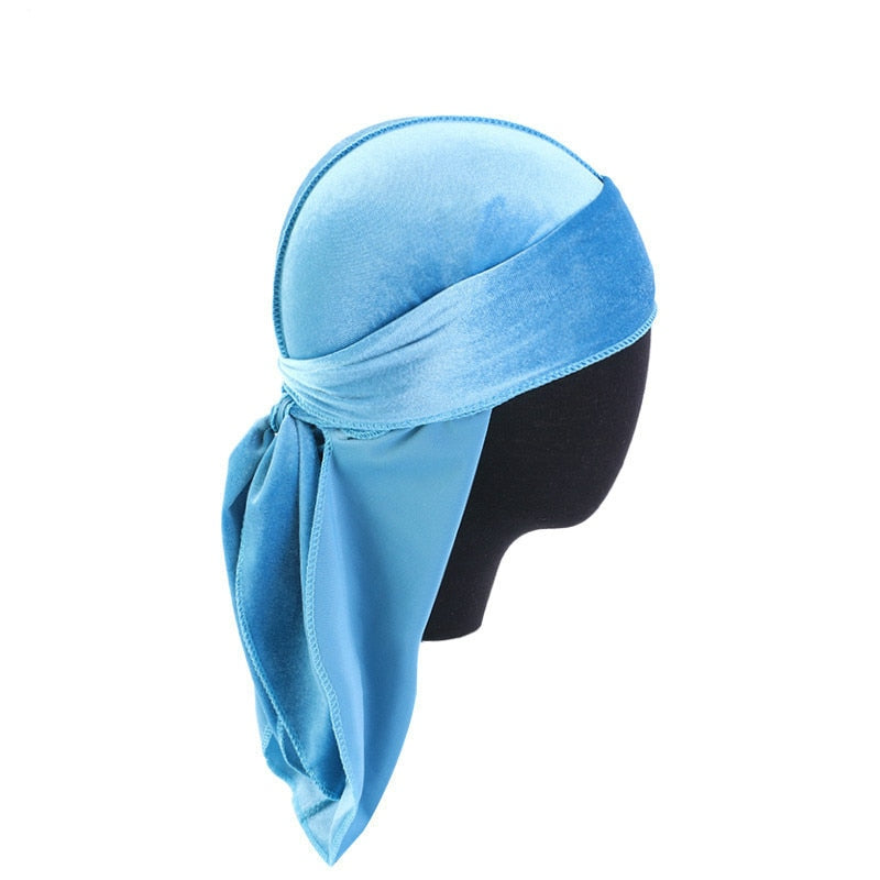 Pustende fløyel Durag