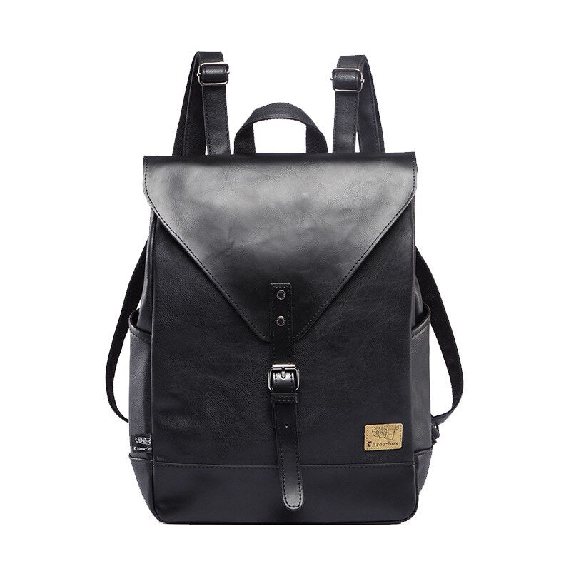 Vintage ryggsekk i kunstlær