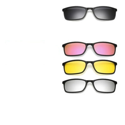 Magnetiske polariserte clip-on briller