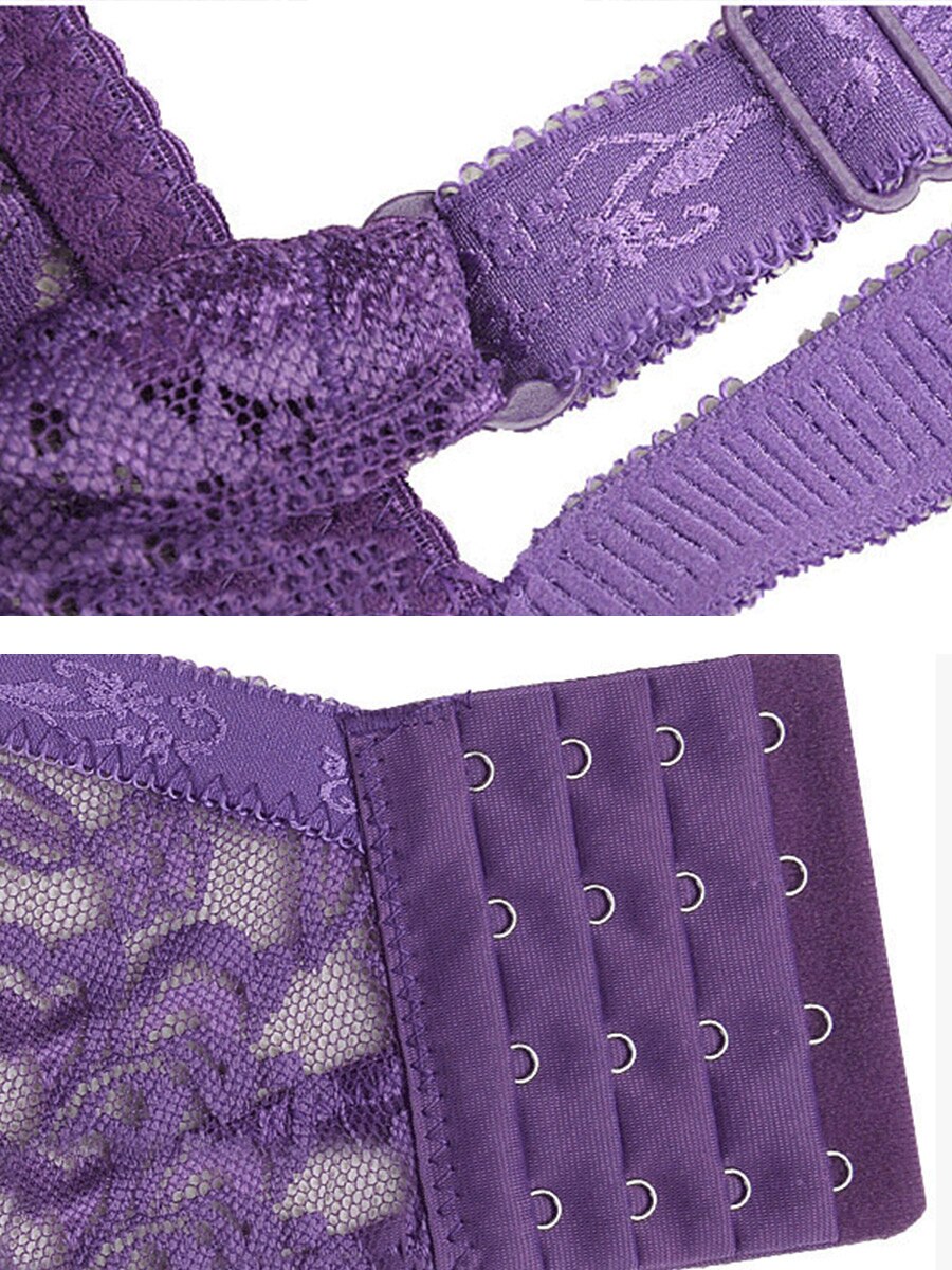 Pluss størrelse Oppløftbar blonde-BH