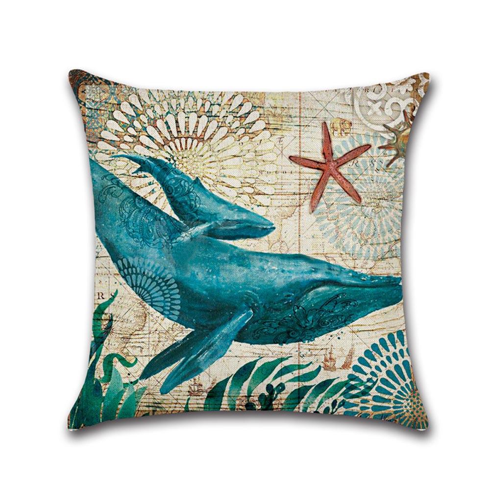 Ocean Theme trykte putetrekk