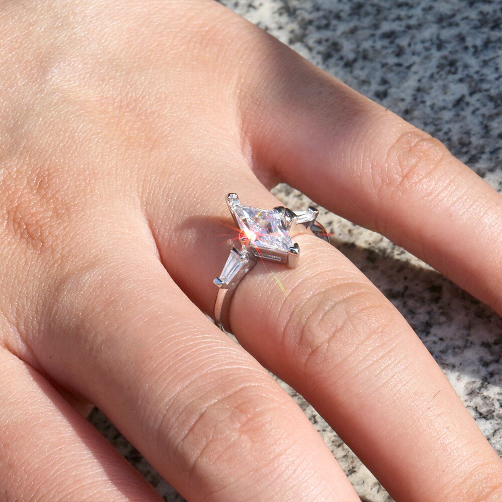 Horse Eye Solitaire forlovelsesring