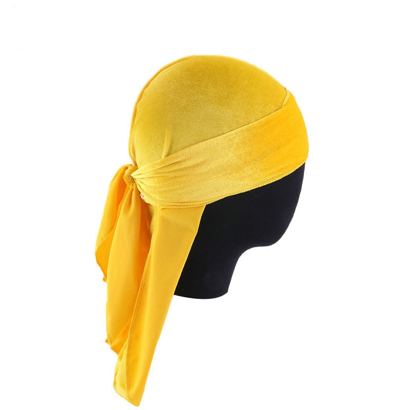 Pustende fløyel Durag