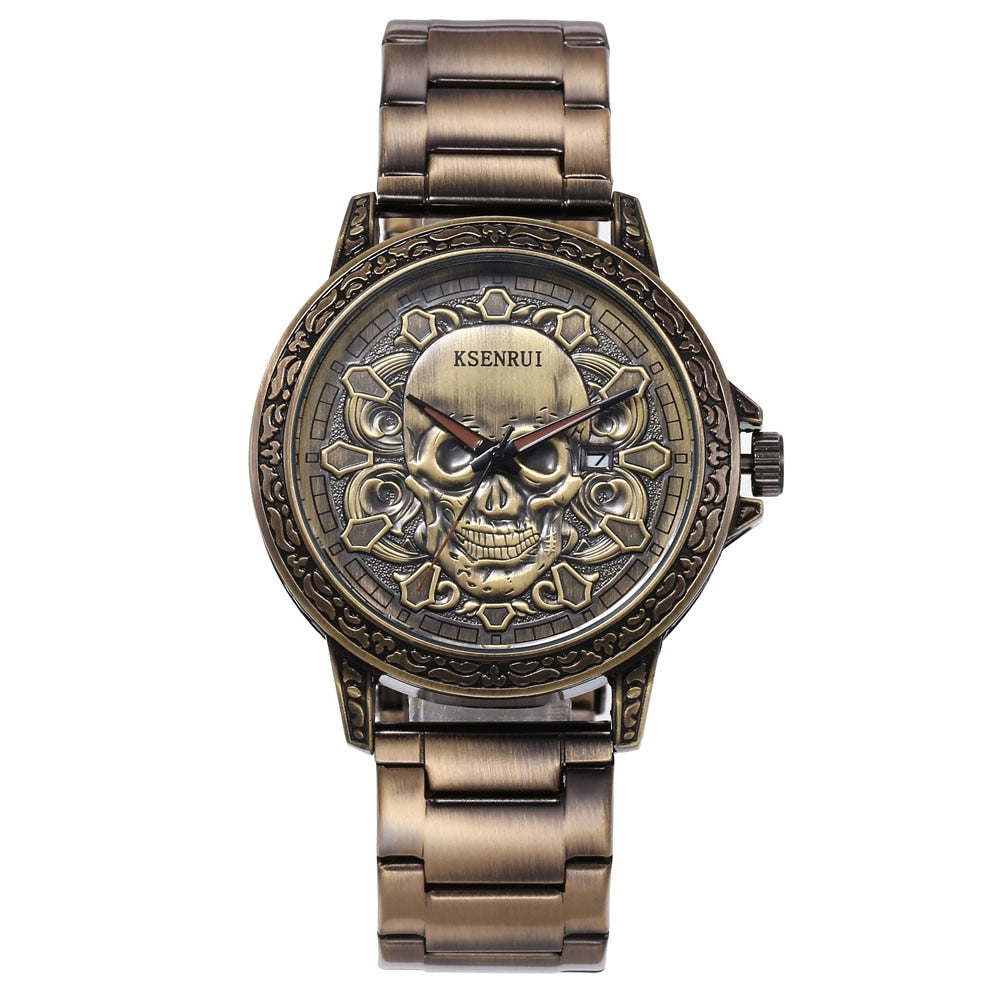 Hodeskalle face watch