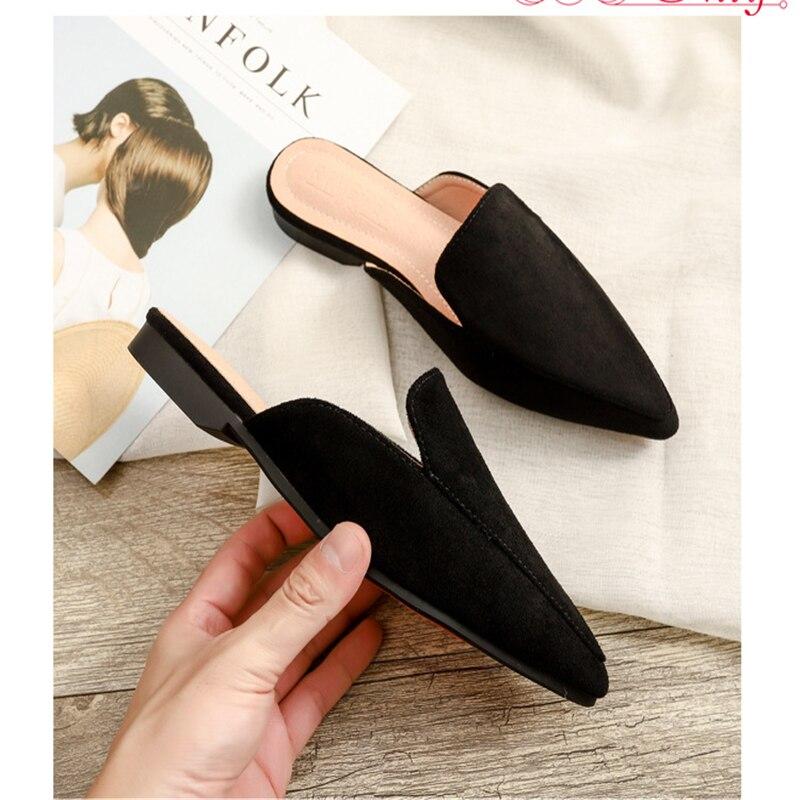 Spisset semsket damemule for kvinner