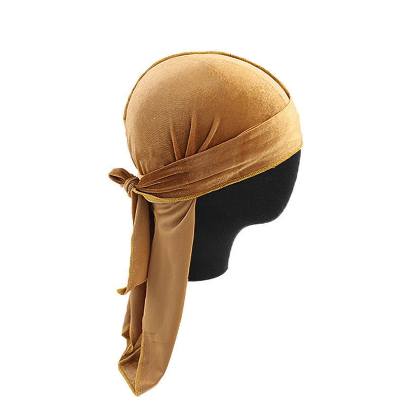 Pustende fløyel Durag