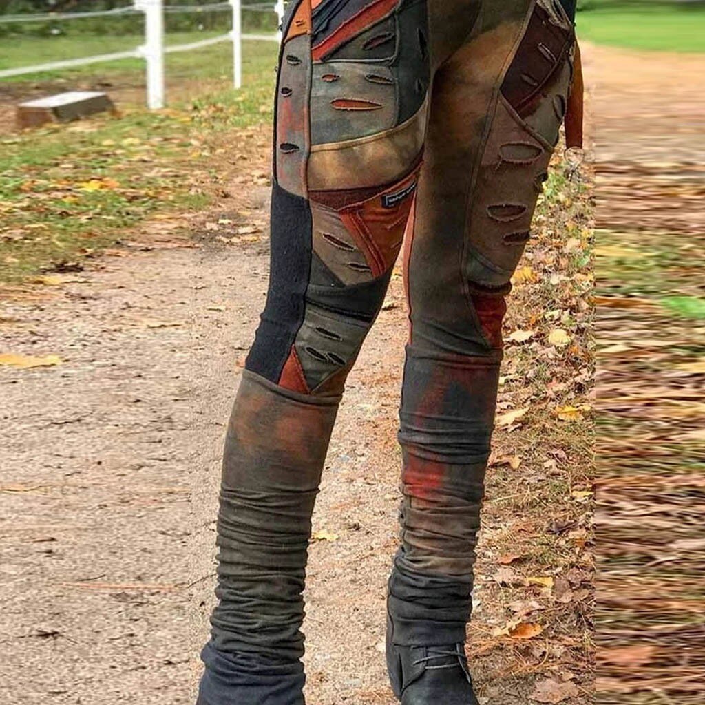 Høymeldet Tie-dye Retro Leggings
