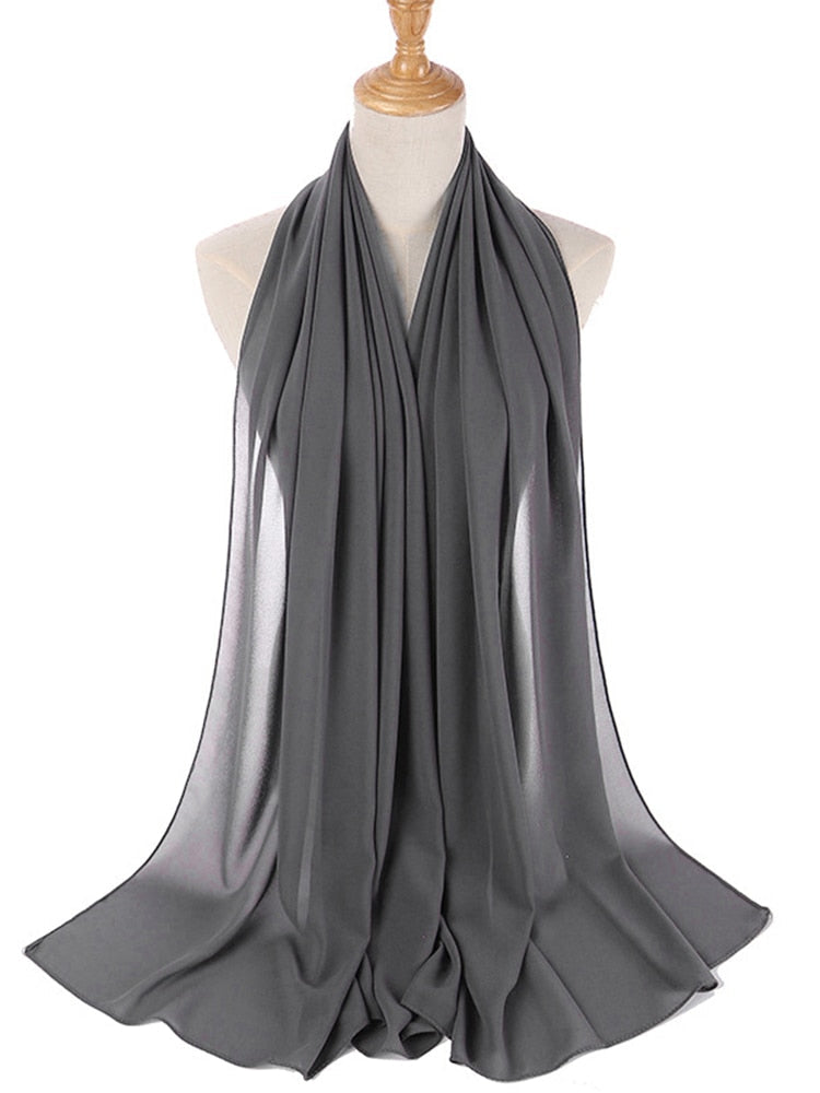 Chiffon Hijab pannebånd