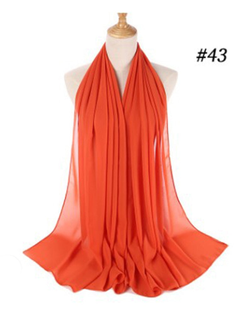 Chiffon Hijab pannebånd