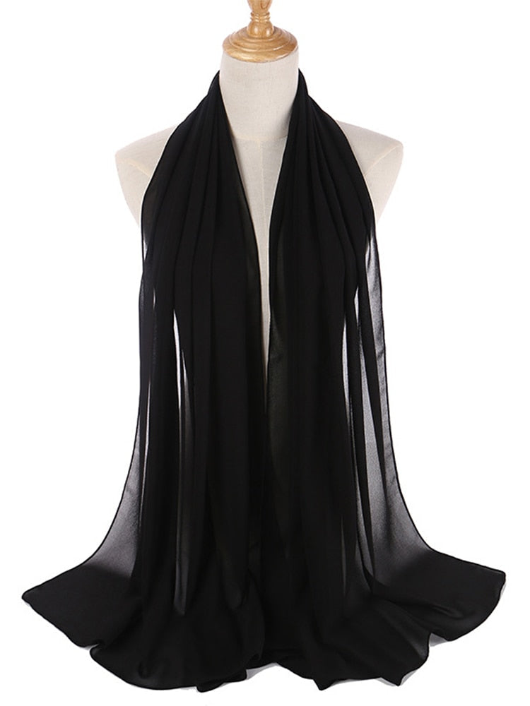 Chiffon Hijab pannebånd