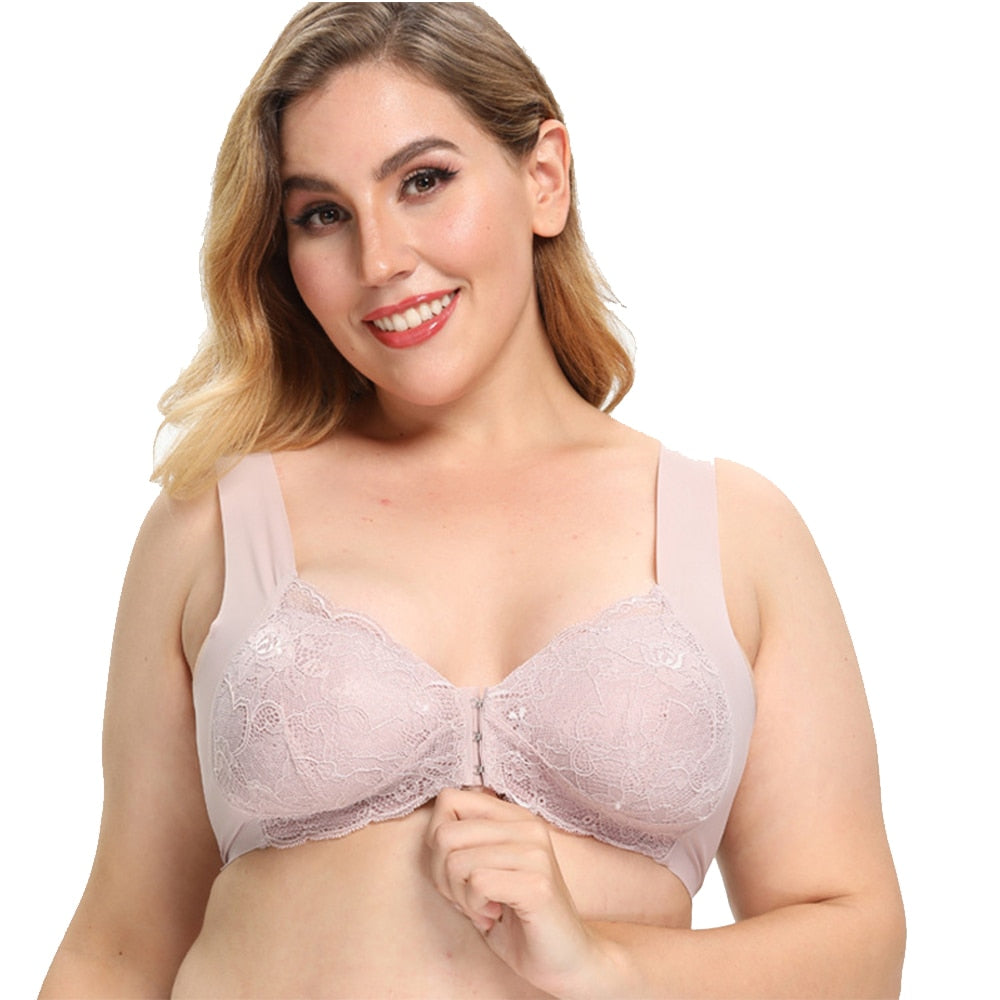 Front Closure Lace Bra