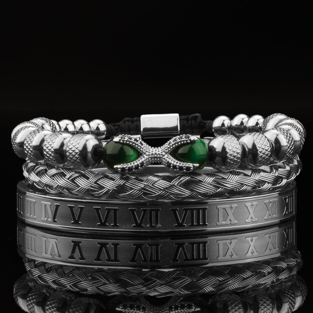 Luksus krone armbåndsett